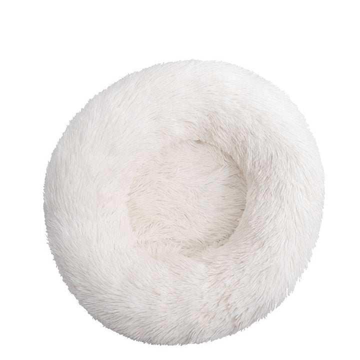Round Cotton Pet Winter Warm Sleeping Bed: A Cozy Retreat for Your Furry Friend