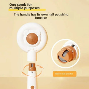 Transform Your Pet Grooming Routine with the Rechargeable Two-In-One Pet Nail Trimmer Brush